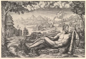 Herkules odpočívá od své práce, 1567.