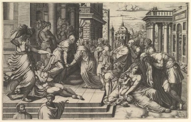 Navštívení, 1540-50.