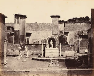 Dům Marka Lukrécia, Pompeje, asi 1870 (foto)