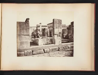 Pohled na ruiny Casa di Salustio v Pompejích, Itálie Casa di Salustio Pompei (název na objektu)