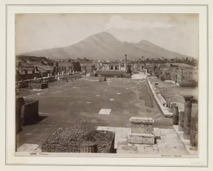 Pohled na fórum v Pompejích