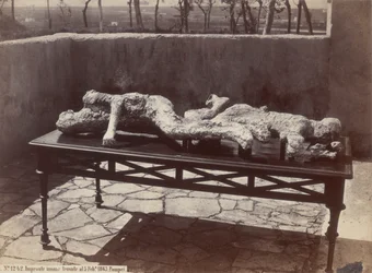Lidské stopy, Pompeje [Human Casts, Pompeje]