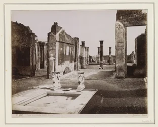 Pozůstatky Casa di Cornelia Ruffo v Pompejích