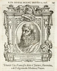 Milán, Biblioteca Braidense, Vite de piv excellent, Giorgio Vasari 1568, Giovan Francesco Penni zvaný Il Fattore