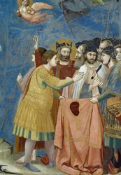 Ukřižování, detail ze života a umučení Krista, od Giotta