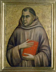 Svatý Antonín z Padovy (san antonio di padova), kolem 1295 (tempera na dřevě)