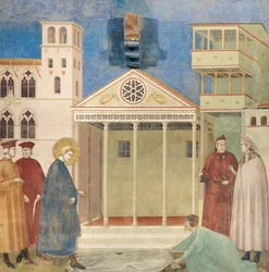 Svatý František uctívaný prostým mužem, 1297-99