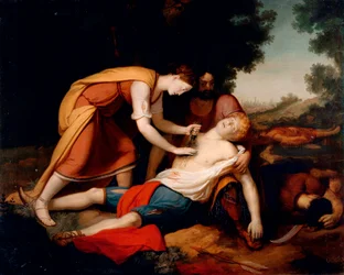 Erminia léčí Tancred, Gerolamo Costa (1777 -?)