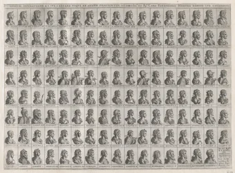 Zrcadlo římské velkoleposti: Portréty císařů od Julia Caesara po Rudolfa II..., 1582.