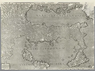 Mapa Itálie