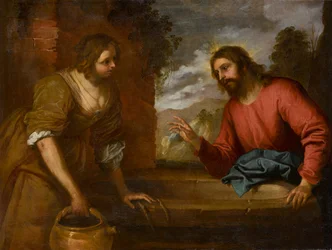 Kristus a žena Samaří, kolem roku 1635 (olej na plátně)