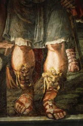 Manželství Alexandra Velikého a Roxany (detail)