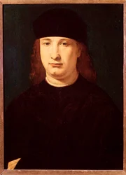 Portrét italského básníka Girolama Casia (olej na dřevě, cca 1500-1520)