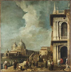 Vstup do Canal Grande, Benátky, z Piazzetta