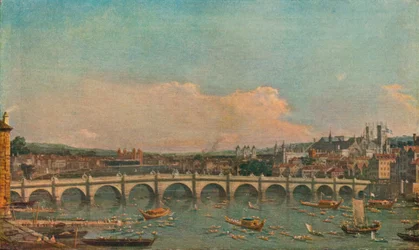 Westminsterský most, c1746