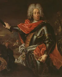 Portrét maršála Mattia von Schulemburg (olej na plátně)