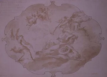 Triumph of Military Virtue, cca 1750 (pero a mytí)