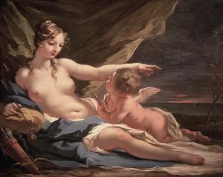 Venuše a Amor
