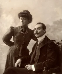 Alfredo Trombetta s manželkou