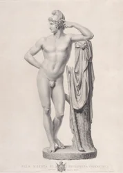 Paris opírající se o pařez, 1817.