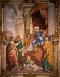 Baptista kárající Heroda Antipa