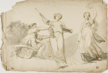 Thalia, Clio a Melpomene