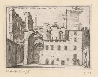 Resten van het Serapeum te Rome Cartille of Cardinal di Fiorenza Leone XI (titul na předmětu) Gezichten op Rome (název série) Některé pohledy a perspektivy neobydlených míst v Římě (název série)