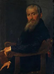 Portrét básníka Giovanni Antonia Pantera, kolem 1571-72 (olej na plátně)