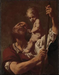 Svatý Kryštof nesoucí Ježíška
