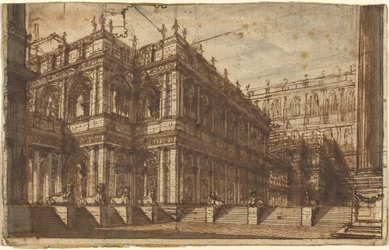 Ancient Forum with Porticos