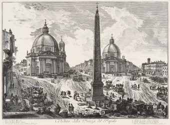 Pohled na Piazza del Popolo