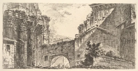 Deska 15: Forum of Augustus Forum of Augustus, ca. 1748.