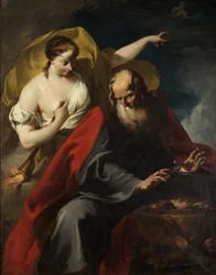 Alegorie zimy a léta, kolem 1720 (olej na plátně)