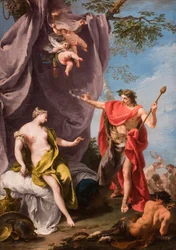 Bakchus a Ariadna, asi 1730/32 (olej na plátně)