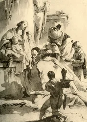 Klanění tří králů, c1745, 1928