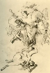 Bůh Otec obklopený anděly, 1758-1759, 1928