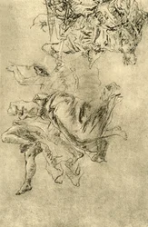 Vznášející se géniové, 1752-1753, 1928