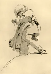 Muž s turbanem, polovina 18. století, 1928