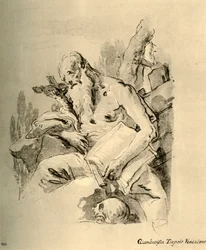 Svatý Jeroným, polovina 18. století, 1928