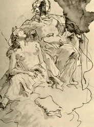 Dvě ženy, polovina 18. století, 1928