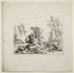 Různé rozmary: Žena v poutech, 1785.