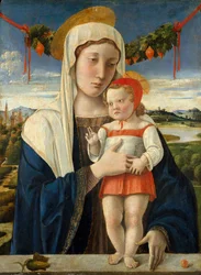 Madonna a dítě, ca. 1470.