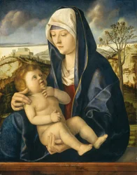 Madonna a dítě v krajině, c. 14901500.