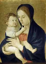 Panna a dítě, asi 1470-1475.
