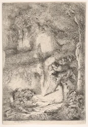 Nalezení těl svatých Petra a Pavla, ca. 1647-51.