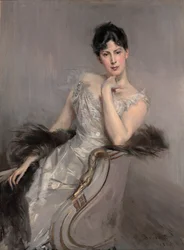 Dáma v bílém, 1902