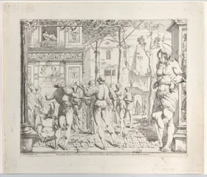 Umučení svatého Kryštofa, Secondo Quadro, 1776.