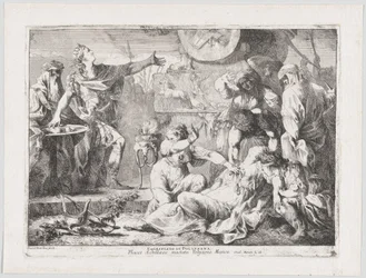 Oběť Polyxeny, 1776.