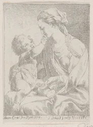 Panna a dítě, 1776.