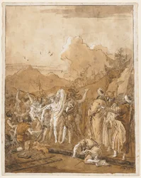 Svlékání Krista, c. 1785-1790.